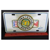 1992 Alaska Highway Vehicle Plate