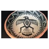 Hand Made Reproduction Anasazi / Pueblo "Thunderbird" Basket