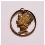 Mercury Dime Charm