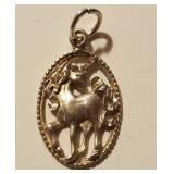 Sterling "Deer" Pendant