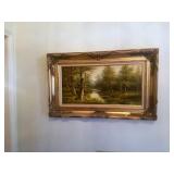 Nice Framed Oil Painting