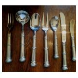 Set of Kirk Pewter Flatware