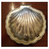 Silver Plated / Glass Lined Shell Dish