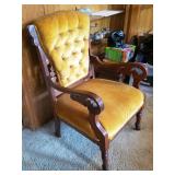 Antique Upholstered Side Chair