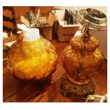 "Gone with the Wind" Lamp / Needs Repair