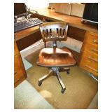 Vintage Oak Desk Chair