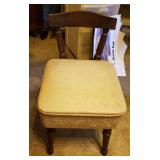 Vintage Sewing Chair / Storage in Seat