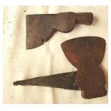 Two Antique Hatchets / No Handles