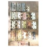 Lot of Old Hinges & One Hasp