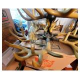 Synthetic Horn Chandelier