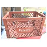 Vintage "Dellwood Dairy" Milk Crate