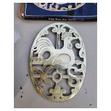 Rooster Trivet / Orig. Box