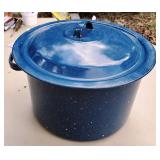 Blue Enamel Pan / Like New