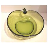 Depression Era Hazel Atlas Green "Apple" Bowl