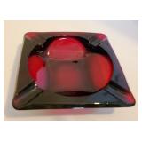 Vintage Anchor Hocking Royal Ruby Ashtray