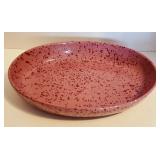 Oval Pink Pottery Casserole 