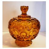 Amber Moon & Stars Candy Dish