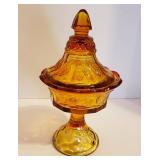 Footed Strawberry Candy Dish