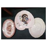 Lot of Turkey Platters