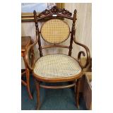 Antique Caned Side Chair / Beautiful