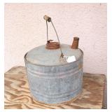 Vintage Galvanized Gas Can