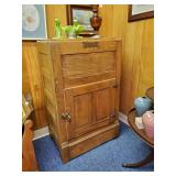 Antique Wooden Ice Box