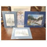 Unframed Prints & Water Colors