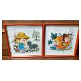 Two Vintage Nursery Rhyme