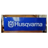 Plastic Husqvarna Sign