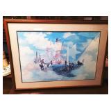 "The Spirit of Texas, 1836-1936" Print / Hung in State Capitol Bldg.