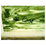 Large Floral Oil 