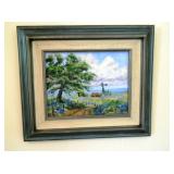 Large Framed Oil Painting