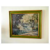 Large Framed Oil Painting