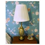 1 of 2 Matching Brass Lamps