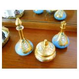 Hand Painted Vanity Set