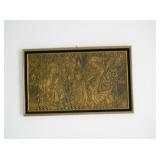 Framed Bronze Rubbing