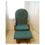 Glider / Rocker w/ Ottoman