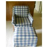 Matching Chair & Ottoman