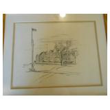 E.B. Harvery Pencil Etching