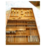 Gold Tone Flatware / Viet Nam