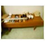 Golden Oak Drop Leaf Coffee Table