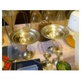 Sterling Compotes & Candle Sticks