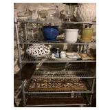 metal & plastic shelving