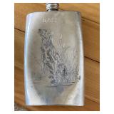 Orris pewter flask