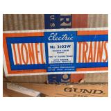 fantastic 1947 Lionels not only in original boxes, but also in original shipping boxes
