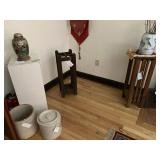 antique arts and crafts umbrella stand