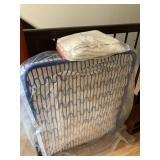 like new camp cot and sheets