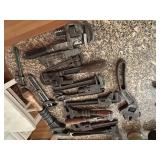 tables of antique and vintage tools