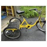 new 3 wheel bike with cargo carry in back
