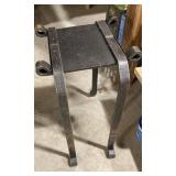 heavy industrial modern side table